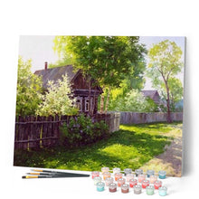 Cargar imagen en el visor de la galería, Pintar Por Números - Cabañas De Madera - Figuredart - Paisajes