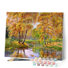 Cargar imagen en el visor de la galería, Pintar Por Números - Bosque Amarillo - Figuredart - Paisajes