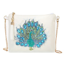 Cargar imagen en el visor de la galería, Bolso Diamond Painting - Pavo Real de Cristal Figured'Art