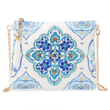 Cargar imagen en el visor de la galería, Bolso Diamond Painting - Azulejo Marroquí Azul Figured'Art