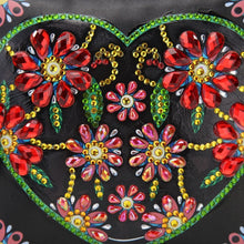 Cargar imagen en el visor de la galería, Bolso Diamond Painting - Ramo de Corazón de Medianoche