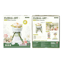 Cargar imagen en el visor de la galería, Puzzle 3D Camelia blanca