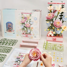 Cargar imagen en el visor de la galería, Puzzle 3D Caja de Ramo en Flor