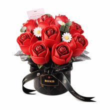 Cargar imagen en el visor de la galería, Puzzle 3D - Ramo de rosas rojas