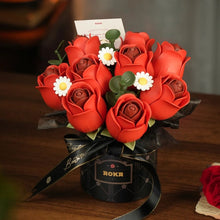 Cargar imagen en el visor de la galería, Puzzle 3D - Ramo de rosas rojas
