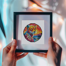 Cargar imagen en el visor de la galería, Mini Diamond Painting 15x20cm (4 piezas) - Aves Tropicales y Atardecer