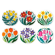 Cargar imagen en el visor de la galería, Mini Serie Pintar por Números - discos de Ø20cm (6 piezas) - Colección Bloom Figured'Art