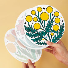 Cargar imagen en el visor de la galería, Mini Serie Pintar por Números - discos de Ø20cm (6 piezas) - Colección Bloom