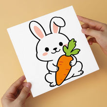 Cargar imagen en el visor de la galería, Mini Serie Pintar por Números 20x20cm (6 piezas) - Lindo y hambriento