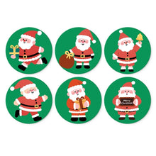Cargar imagen en el visor de la galería, Mini Serie Pintar por Números - discos de Ø20cm (6 piezas) - Momentos de Santa Claus Figured'Art