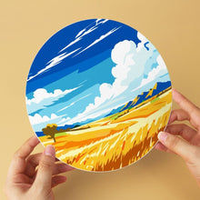 Cargar imagen en el visor de la galería, Mini Serie Pintar por Números - discos de Ø20cm (6 piezas) - Maravillas de la naturaleza