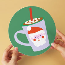 Cargar imagen en el visor de la galería, Mini Serie Pintar por Números - discos de Ø20cm (6 piezas) - Tazas navideñas