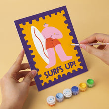Cargar imagen en el visor de la galería, Mini Serie Pintar por Números 15x20cm (6 piezas) - Vibras de verano 1