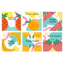 Cargar imagen en el visor de la galería, Mini Serie Pintar por Números 20x20cm (6 piezas) - Frutas frescas Figured'Art