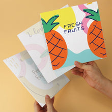 Cargar imagen en el visor de la galería, Mini Serie Pintar por Números 20x20cm (6 piezas) - Frutas frescas
