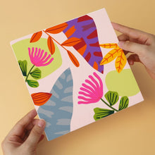 Cargar imagen en el visor de la galería, Mini Serie Pintar por Números 20x20cm (6 piezas) - Jardín abstracto