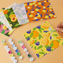 Cargar imagen en el visor de la galería, Mini Serie Pintar por Números 20x20cm (6 piezas) - Patrón frutal