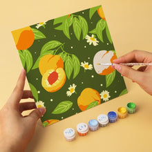 Cargar imagen en el visor de la galería, Mini Serie Pintar por Números 20x20cm (6 piezas) - Patrón frutal