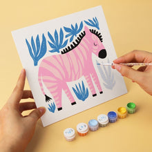 Cargar imagen en el visor de la galería, Mini Serie Pintar por Números 20x20cm (6 piezas) - Fauna pintada 2