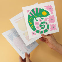 Cargar imagen en el visor de la galería, Mini Serie Pintar por Números 20x20cm (6 piezas) - Fauna pintada 2