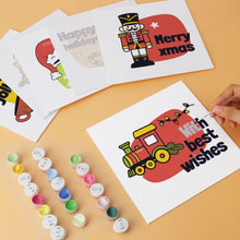 Cargar imagen en el visor de la galería, Mini Serie Pintar por Números 20x20cm (6 piezas) - Mini estampados festivos