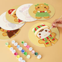 Cargar imagen en el visor de la galería, Mini Serie Pintar por Números - discos de Ø20cm (6 piezas) - Amigos de jengibre 1
