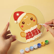 Cargar imagen en el visor de la galería, Mini Serie Pintar por Números - discos de Ø20cm (6 piezas) - Amigos de jengibre 1