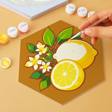 Cargar imagen en el visor de la galería, Mini Serie Pintar por Números - Hexágonos (6 piezas) - Colección jugosa