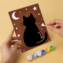 Cargar imagen en el visor de la galería, Mini Serie Pintar por Números 15x20cm (6 piezas) - Compañeros acogedores