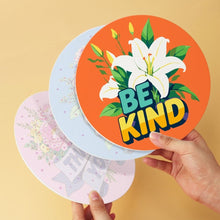Cargar imagen en el visor de la galería, Mini Serie Pintar por Números - discos de Ø20cm (6 piezas) - Colección Sé amable