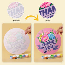 Cargar imagen en el visor de la galería, Mini Serie Pintar por Números - discos de Ø20cm (6 piezas) - Colección Sé amable