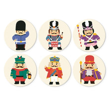 Cargar imagen en el visor de la galería, Mini Serie Pintar por Números - discos de Ø20cm (6 piezas) - Set de cascanueces vintage Figured'Art