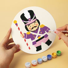 Cargar imagen en el visor de la galería, Mini Serie Pintar por Números - discos de Ø20cm (6 piezas) - Set de cascanueces vintage