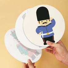 Cargar imagen en el visor de la galería, Mini Serie Pintar por Números - discos de Ø20cm (6 piezas) - Set de cascanueces vintage