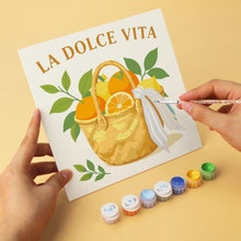 Cargar imagen en el visor de la galería, Mini Serie Pintar por Números 20x20cm (6 piezas) - Limonero