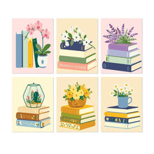 Cargar imagen en el visor de la galería, Mini Serie Pintar por Números 15x20cm (6 piezas) - Jardín de lectura Figured'Art