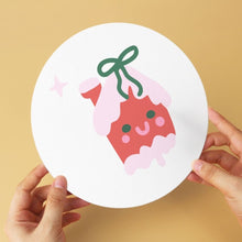 Cargar imagen en el visor de la galería, Mini Serie Pintar por Números - discos de Ø20cm (6 piezas) - Dulce Navidad