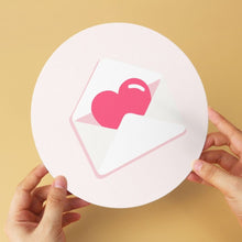 Cargar imagen en el visor de la galería, Mini Serie Pintar por Números - discos de Ø20cm (6 piezas) - Notas de amor