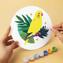 Cargar imagen en el visor de la galería, Mini Serie Pintar por Números - discos de Ø20cm (6 piezas) - Alas coloridas