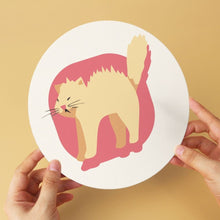Cargar imagen en el visor de la galería, Mini Serie Pintar por Números - discos de Ø20cm (6 piezas) - Retrato de gato