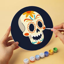 Cargar imagen en el visor de la galería, Mini Serie Pintar por Números - discos de Ø20cm (6 piezas) - Día de los Muertos