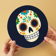 Cargar imagen en el visor de la galería, Mini Serie Pintar por Números - discos de Ø20cm (6 piezas) - Día de los Muertos