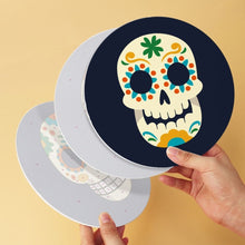 Cargar imagen en el visor de la galería, Mini Serie Pintar por Números - discos de Ø20cm (6 piezas) - Día de los Muertos