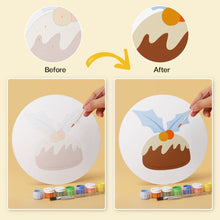 Cargar imagen en el visor de la galería, Mini Serie Pintar por Números - discos de Ø20cm (6 piezas) - Iconos navideños refinados