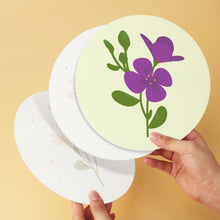 Cargar imagen en el visor de la galería, Mini Serie Pintar por Números - discos de Ø20cm (6 piezas) - Pétalo delicado