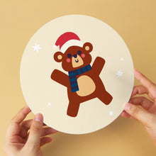 Cargar imagen en el visor de la galería, Mini Serie Pintar por Números - discos de Ø20cm (6 piezas) - Juguete navideño vintage
