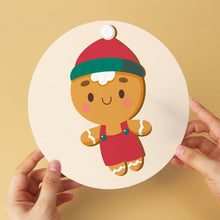 Cargar imagen en el visor de la galería, Mini Serie Pintar por Números - discos de Ø20cm (6 piezas) - Amigos de jengibre 2
