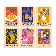 Cargar imagen en el visor de la galería, Mini Serie Pintar por Números 15x20cm (6 piezas) - Colección Holly Jolly Figured'Art
