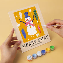 Cargar imagen en el visor de la galería, Mini Serie Pintar por Números 15x20cm (6 piezas) - Colección Holly Jolly