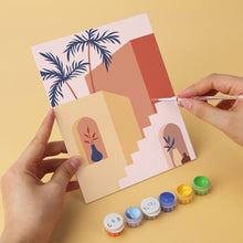 Cargar imagen en el visor de la galería, Mini Serie Pintar por Números 15x20cm (6 piezas) - Puertas del desierto